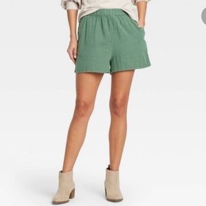 Brand New with Tags Green Comfy Shorts